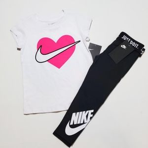🆕️NWT Nike 3T Girl Tee-shirt & Leggings